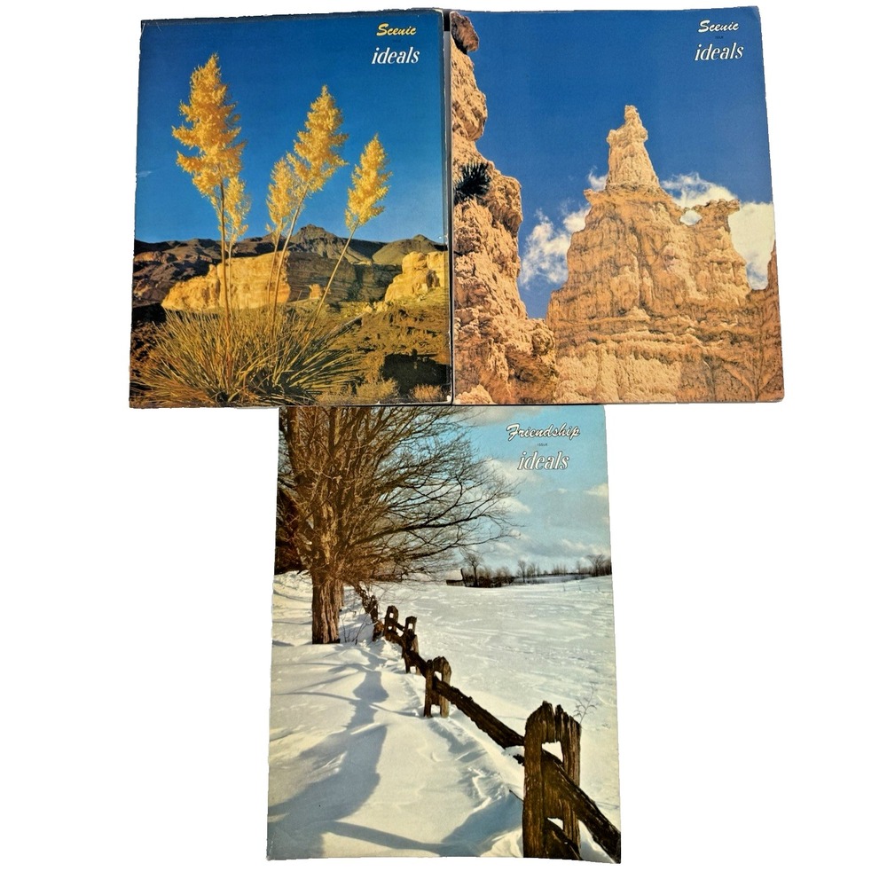 Ideals Magazines 1950's Lot of 3 Scenic 1953 Scenic 1959 Friendship 1957